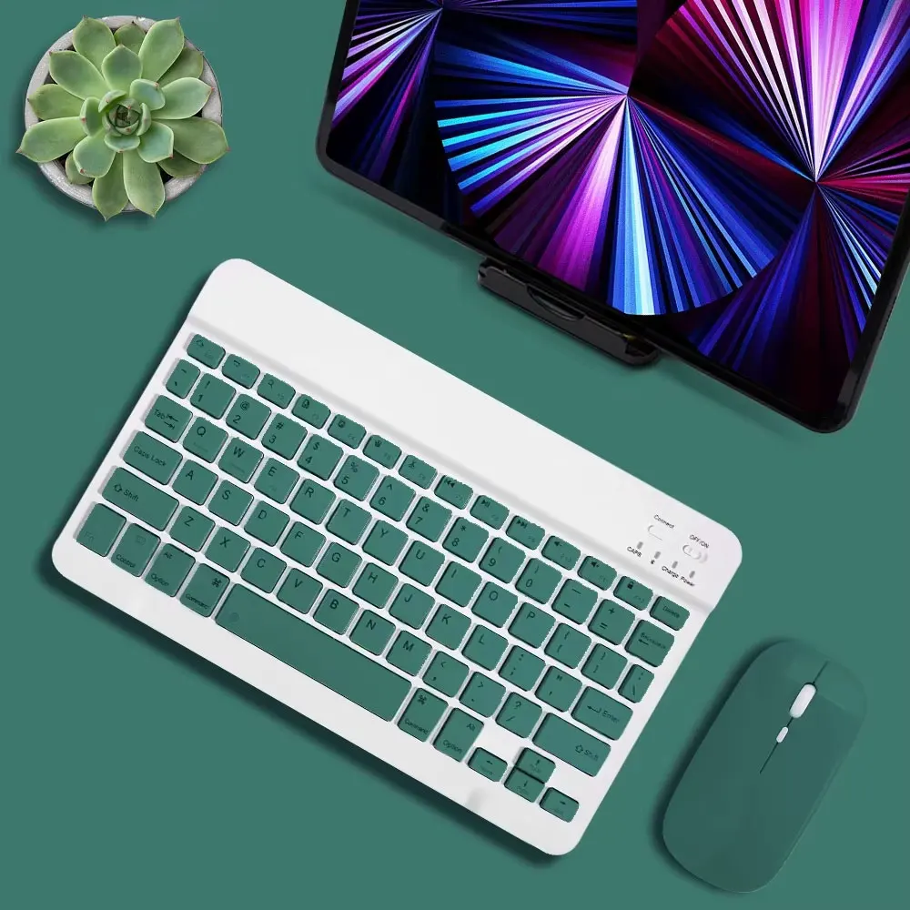 Dark green and mouse