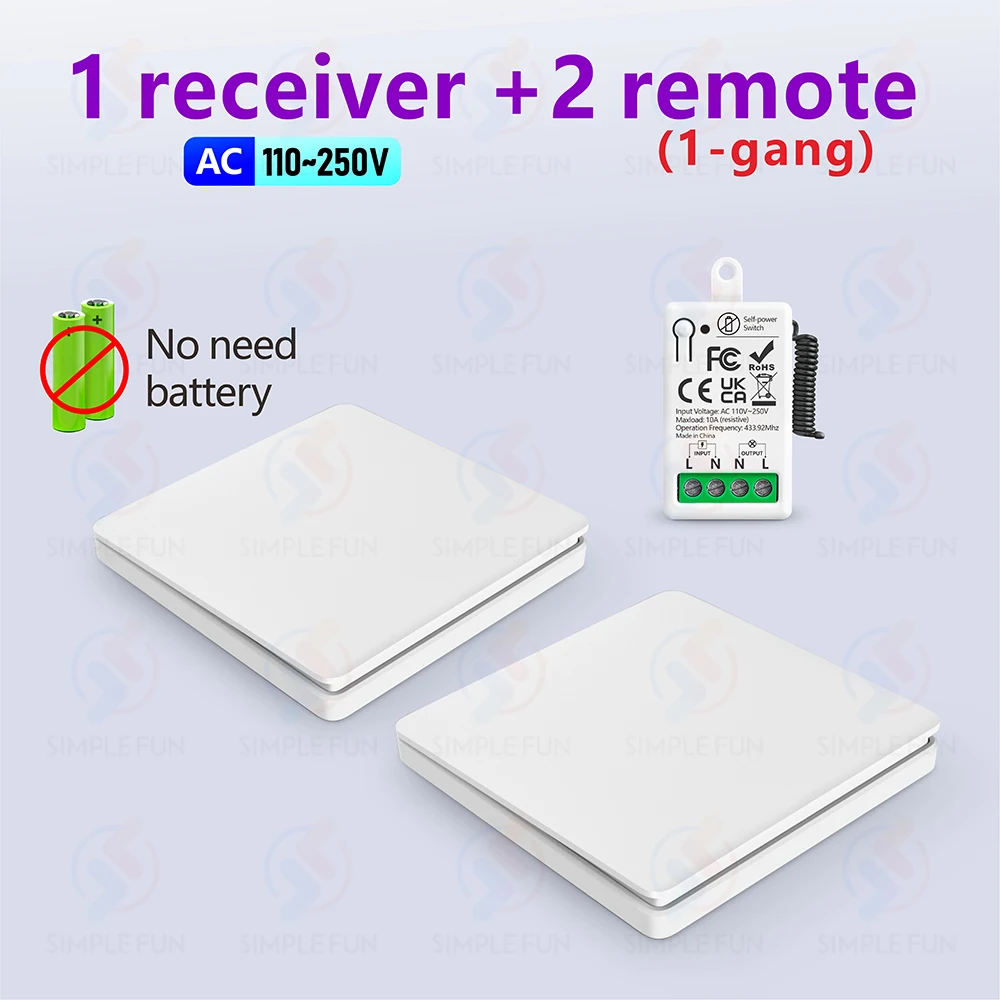 1Receiver 2Remote