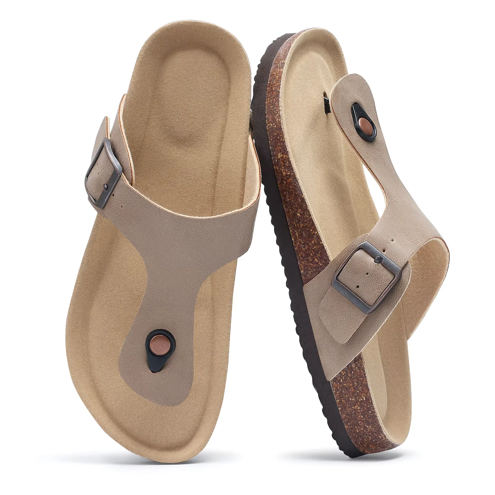 PU Sandals Apricot A