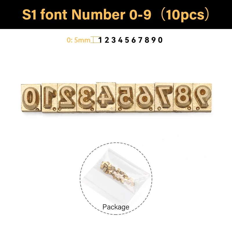 S1 Number 0-9(10pcs)