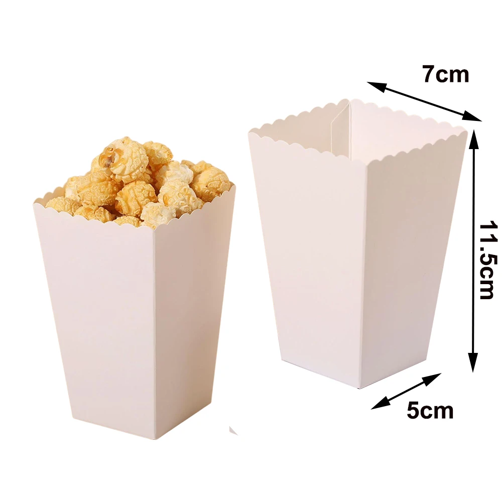 White popcorn box