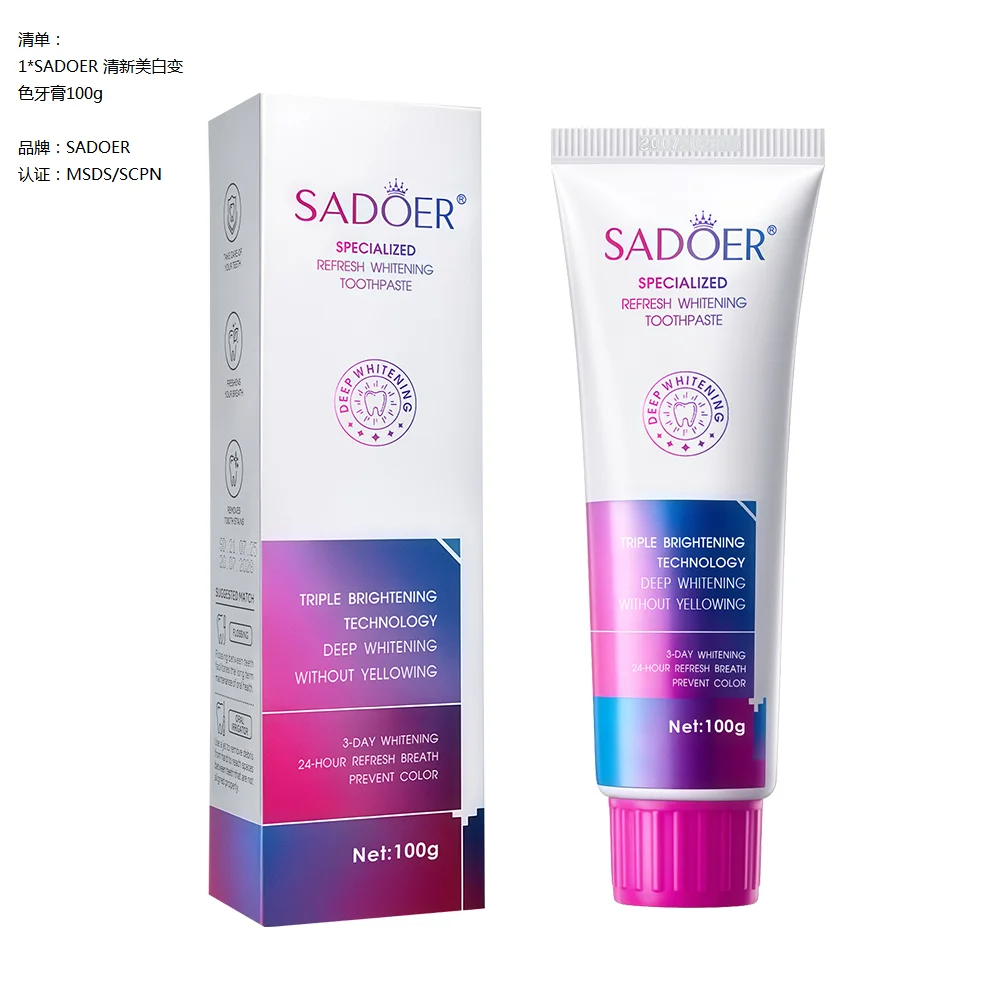 whitening toothpaste