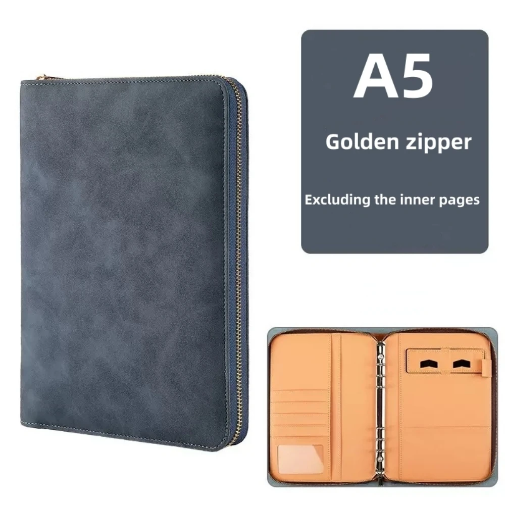A6 Golden zipper