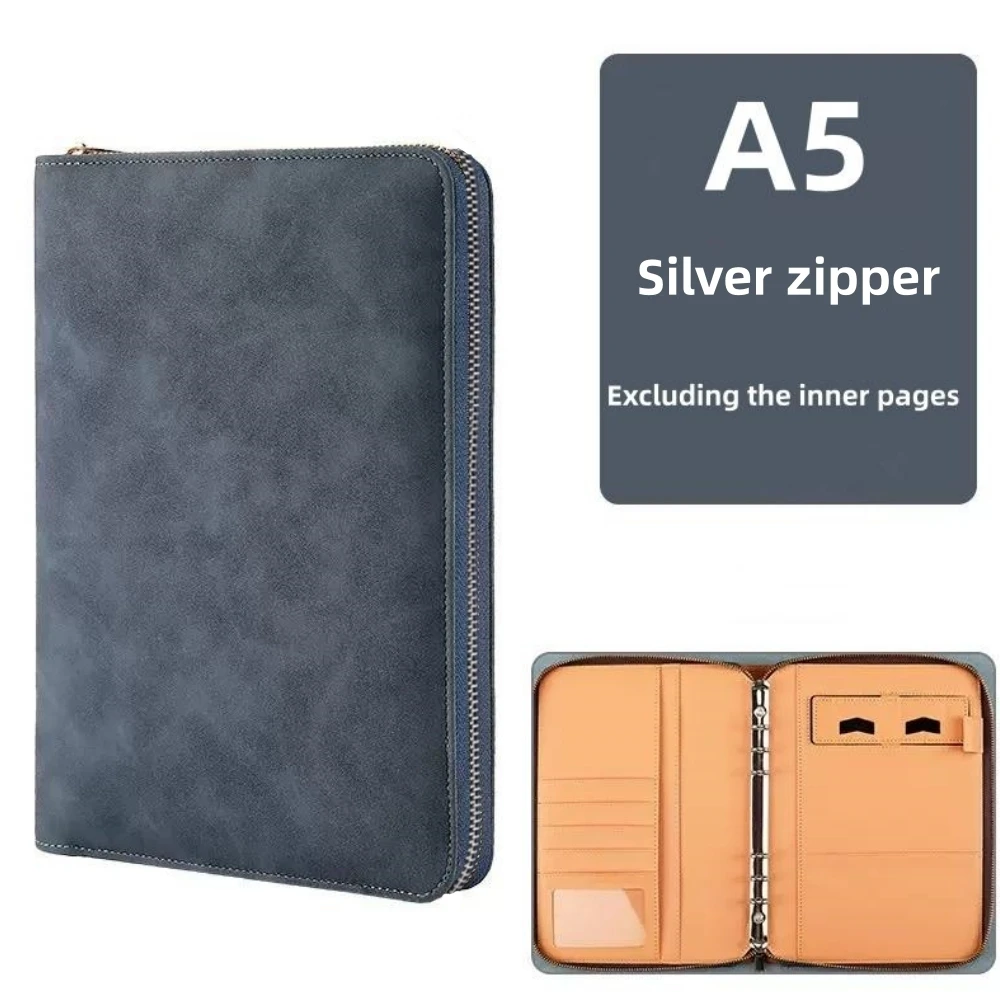 B6 Silver zipper