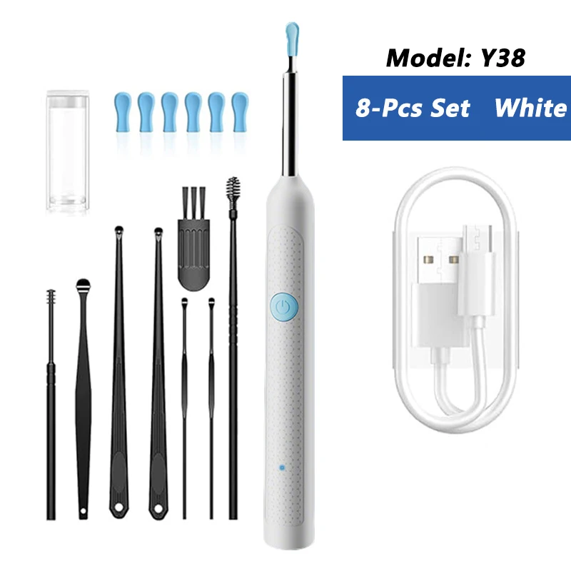 Y38 8Pcs Set White