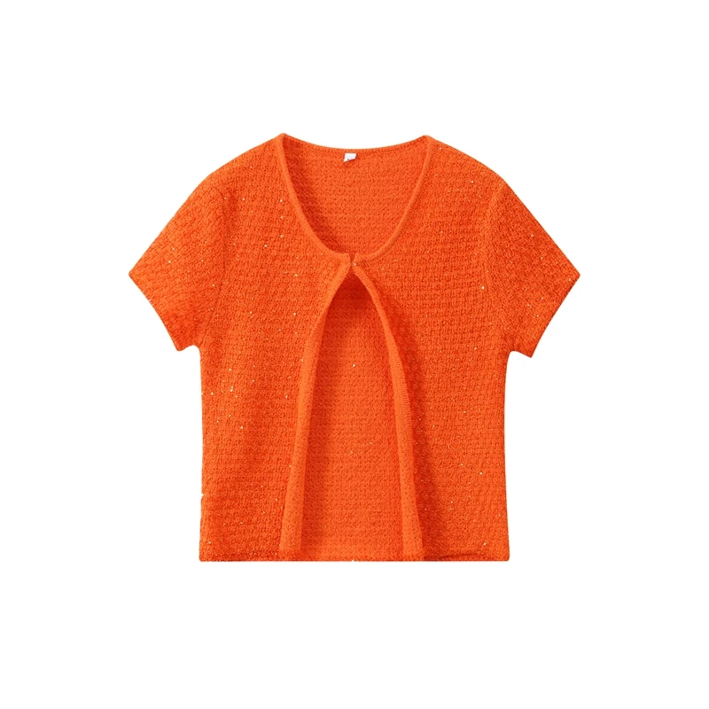Orange red coat