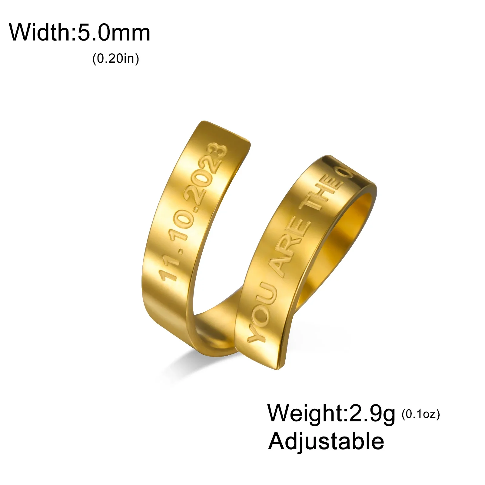 5mm-Gold Color