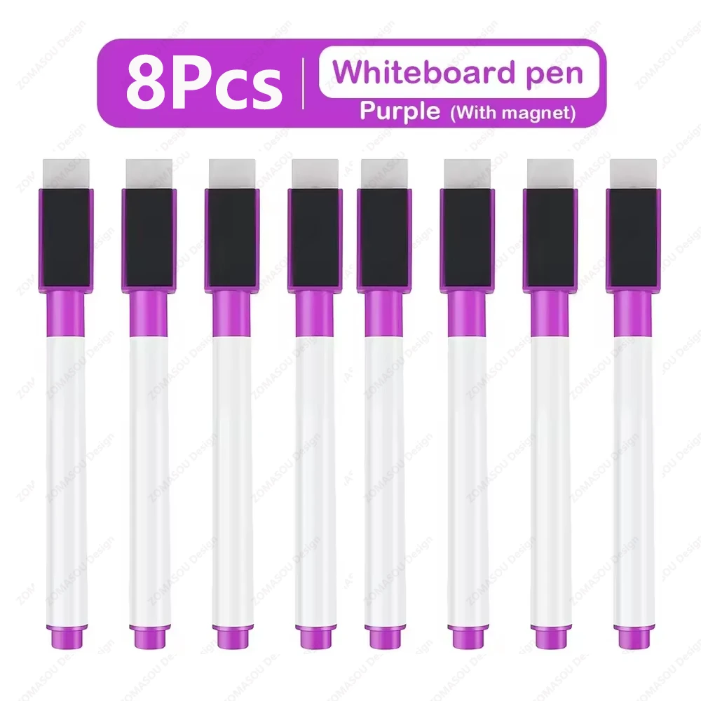 Purple 8Pcs