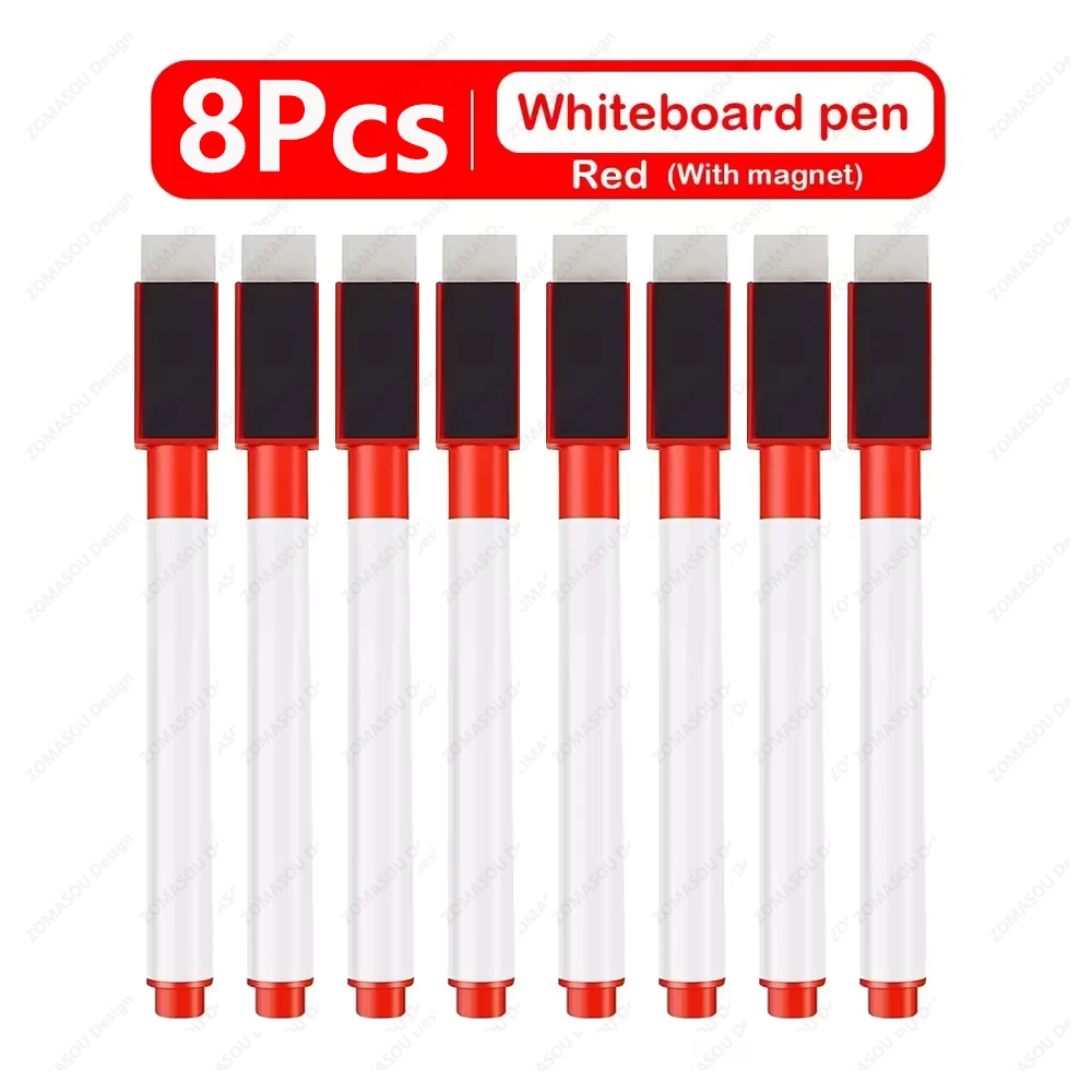 Red 8Pcs
