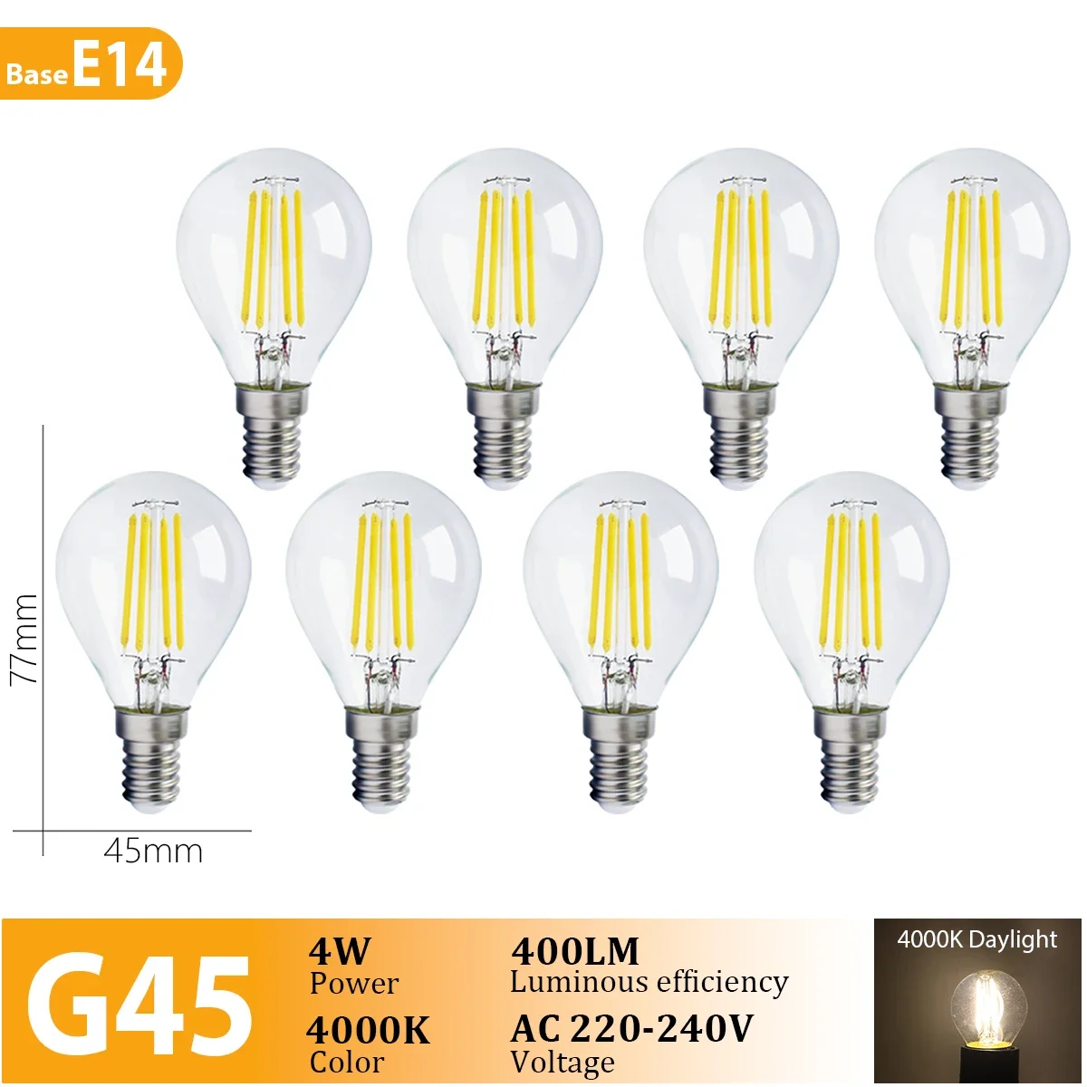G45 E14 4000K
