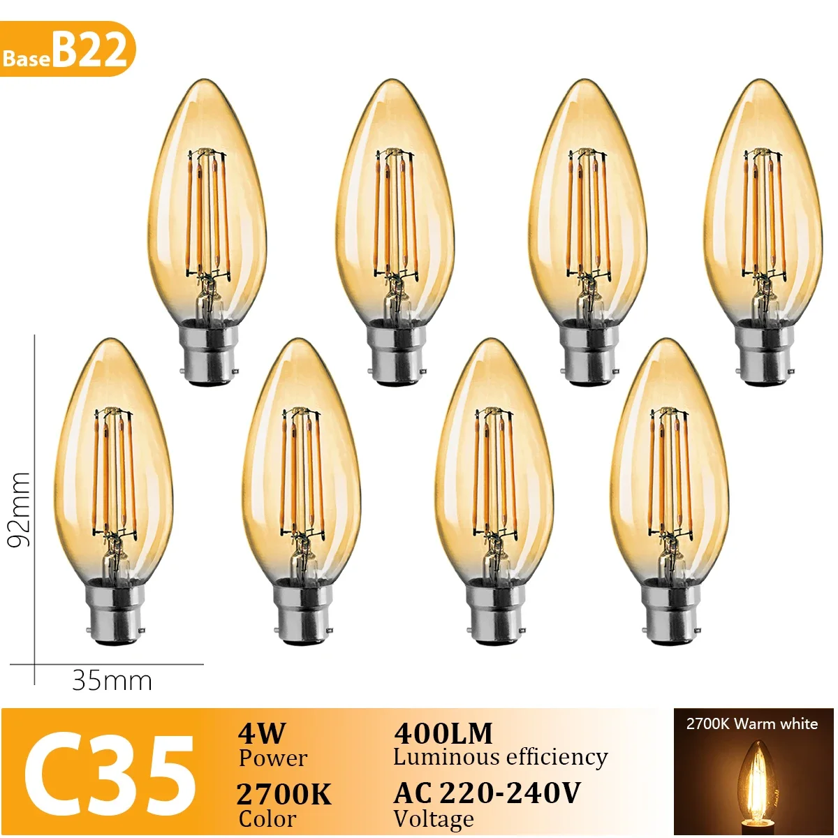C35 B22 2700K