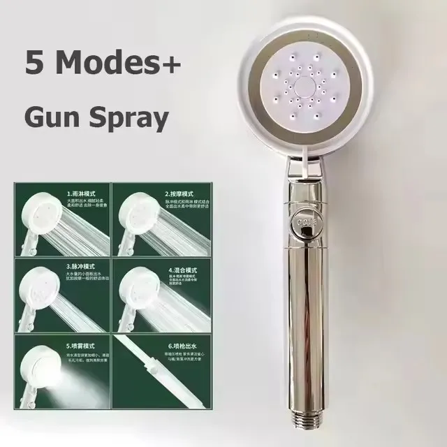 Silver Hand Shower