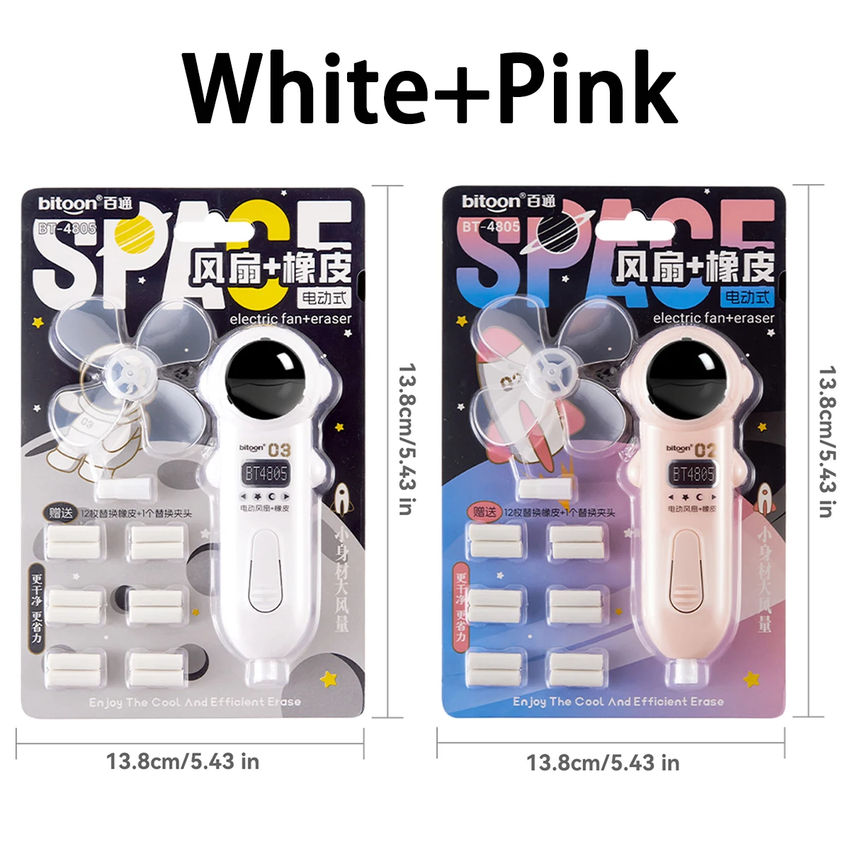 White and Pink