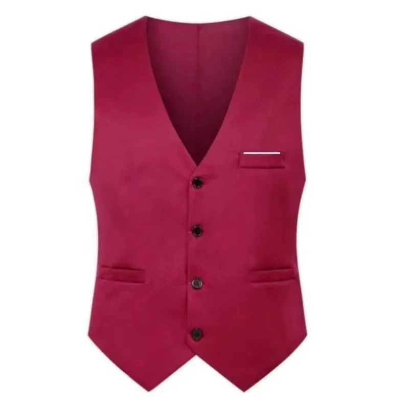 Burgundy vest