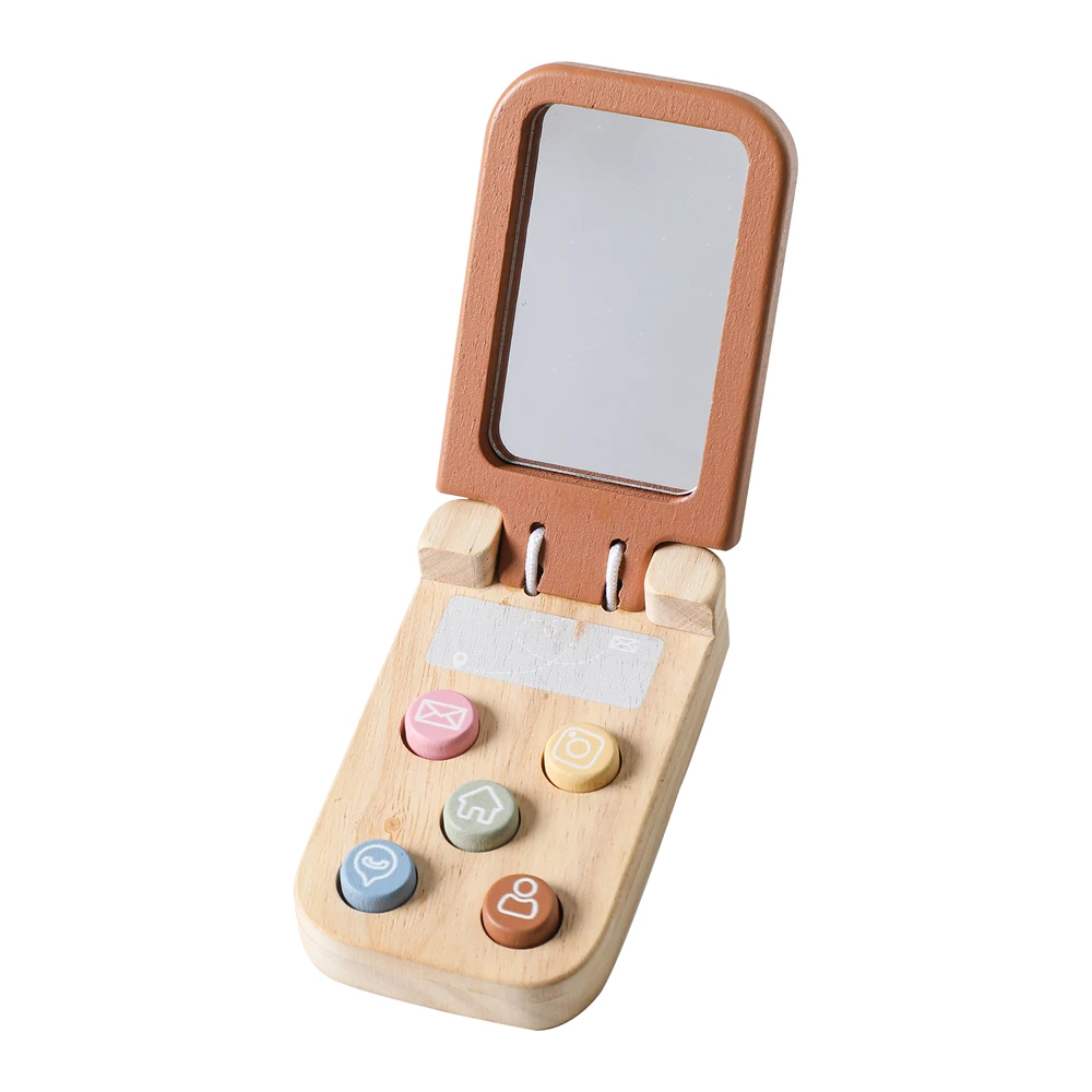 Wood bear phone