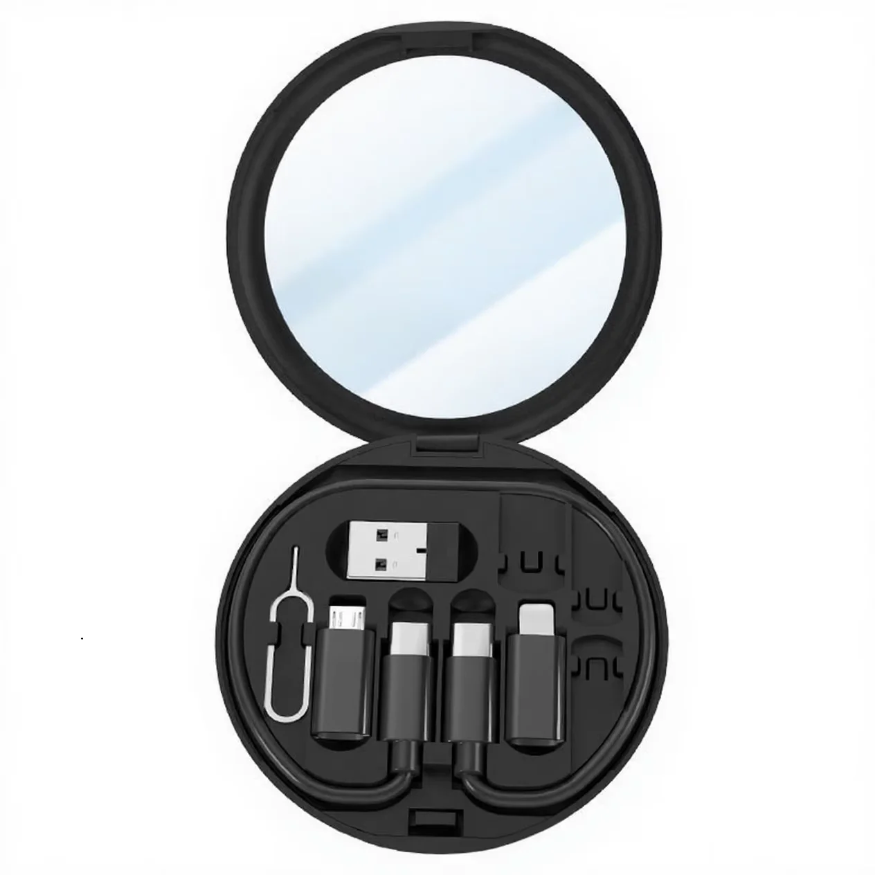 Black with mirror