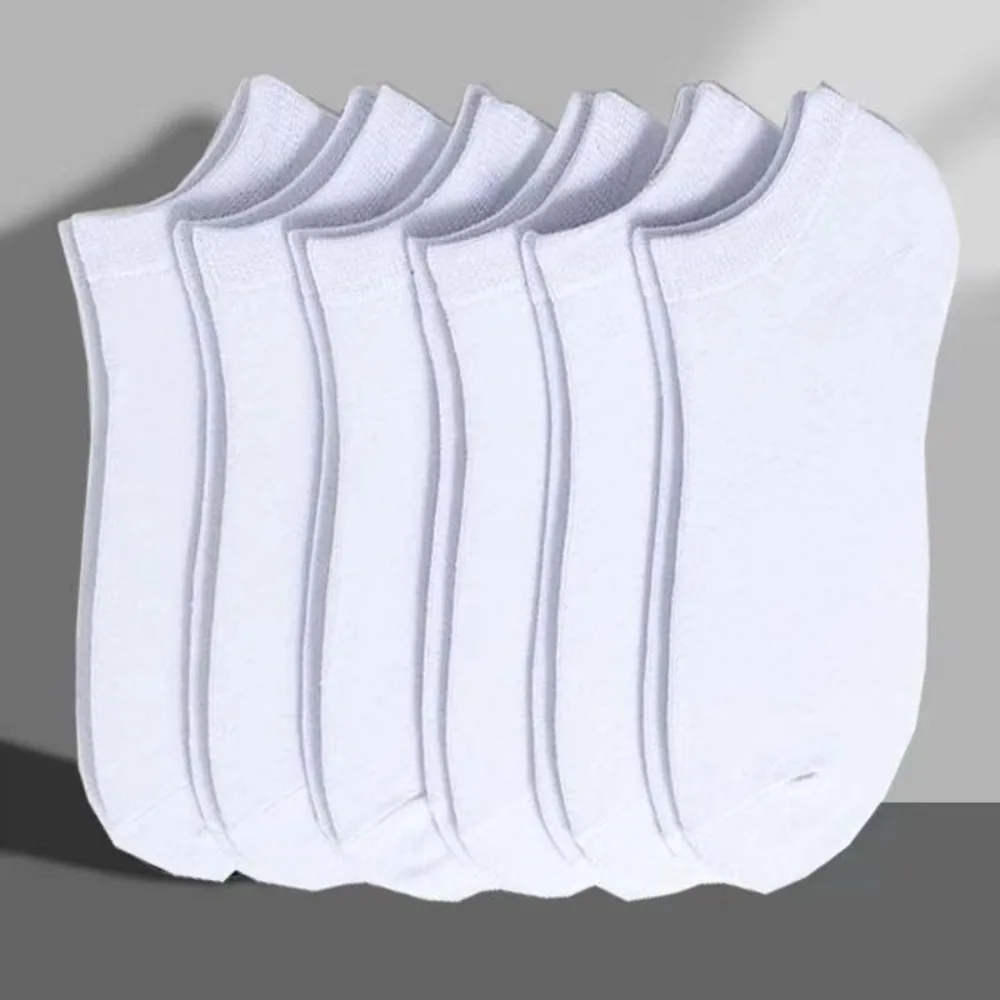 6 Pairs White