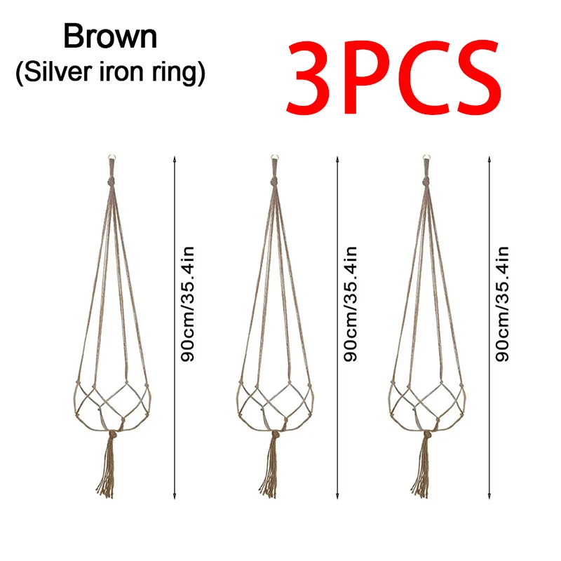 3pcs Brown