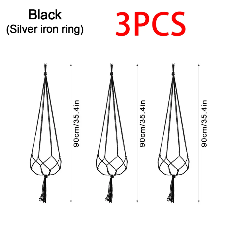 3pcs Black