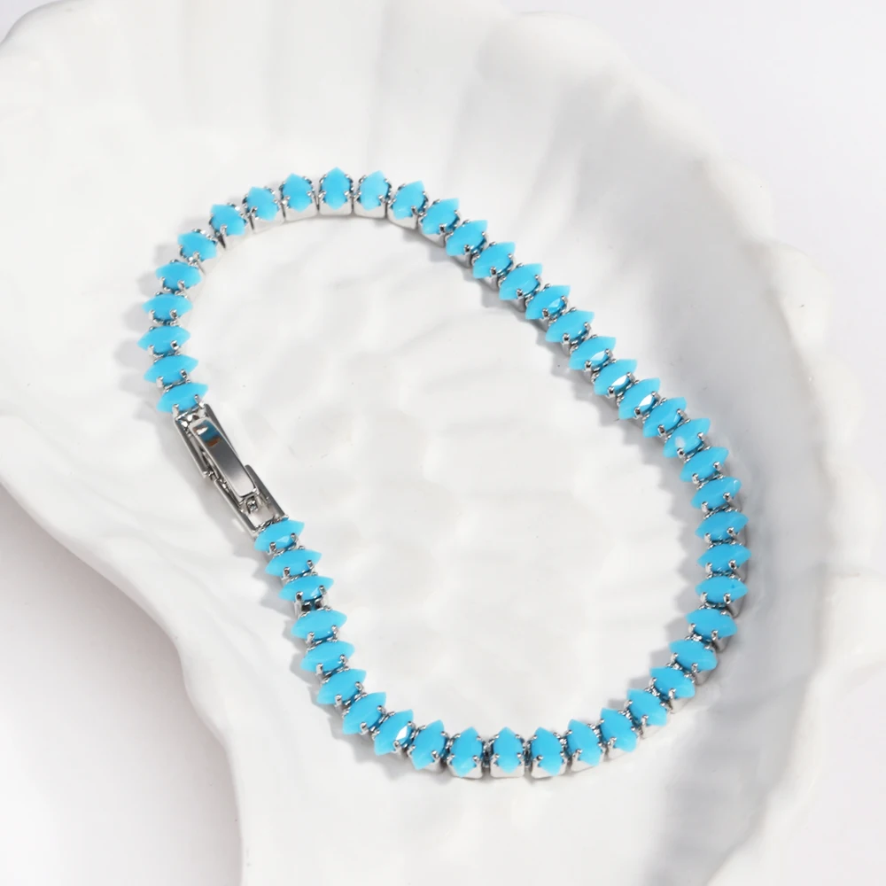 blue stone silver