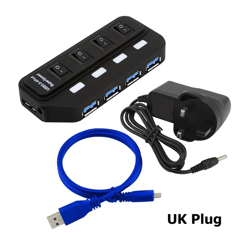with UK plug