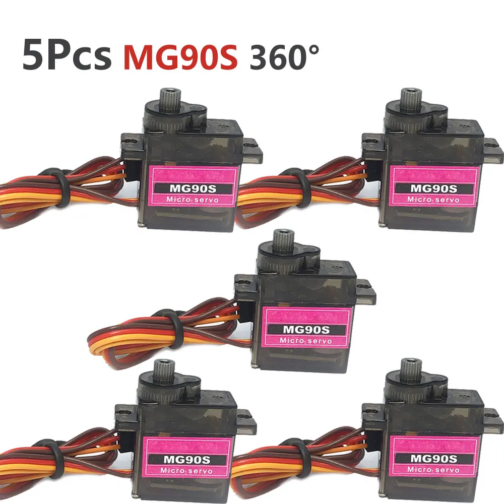 5Pcs MG90S 360
