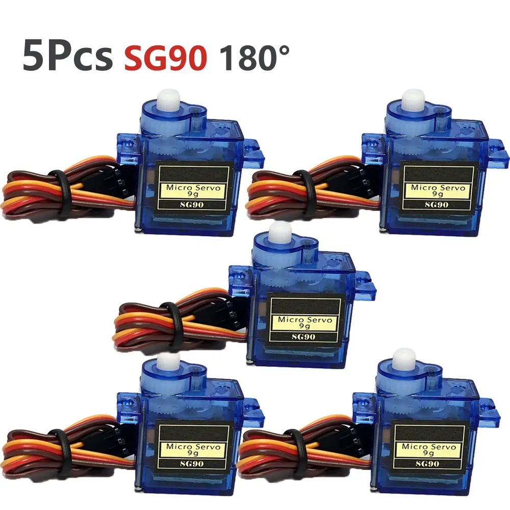 5Pcs SG90 180