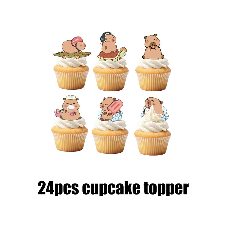 24pcs cake topper