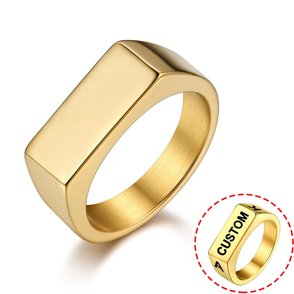 Thin Rectangle-Gold