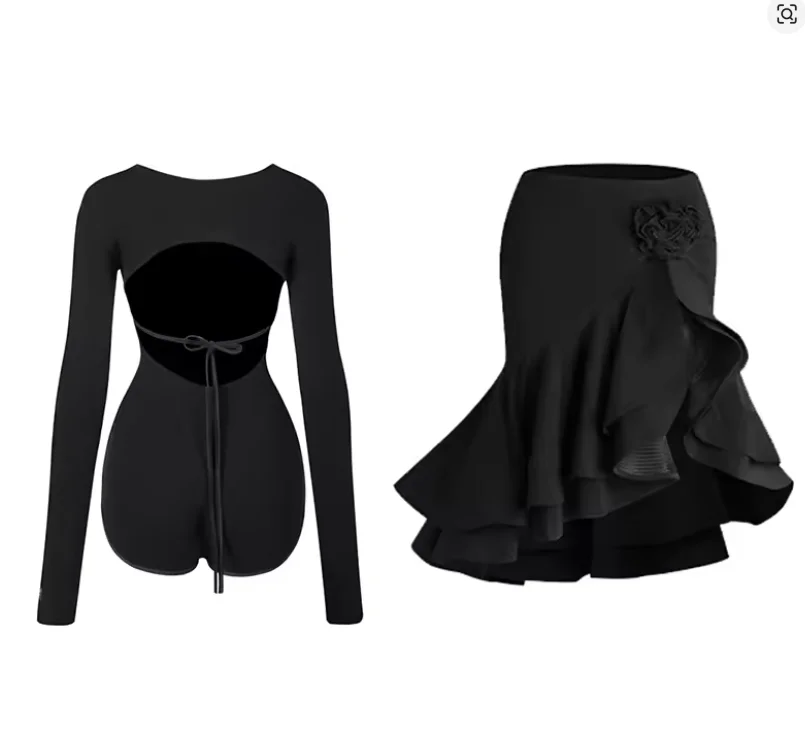 Top and skirt 2pcs