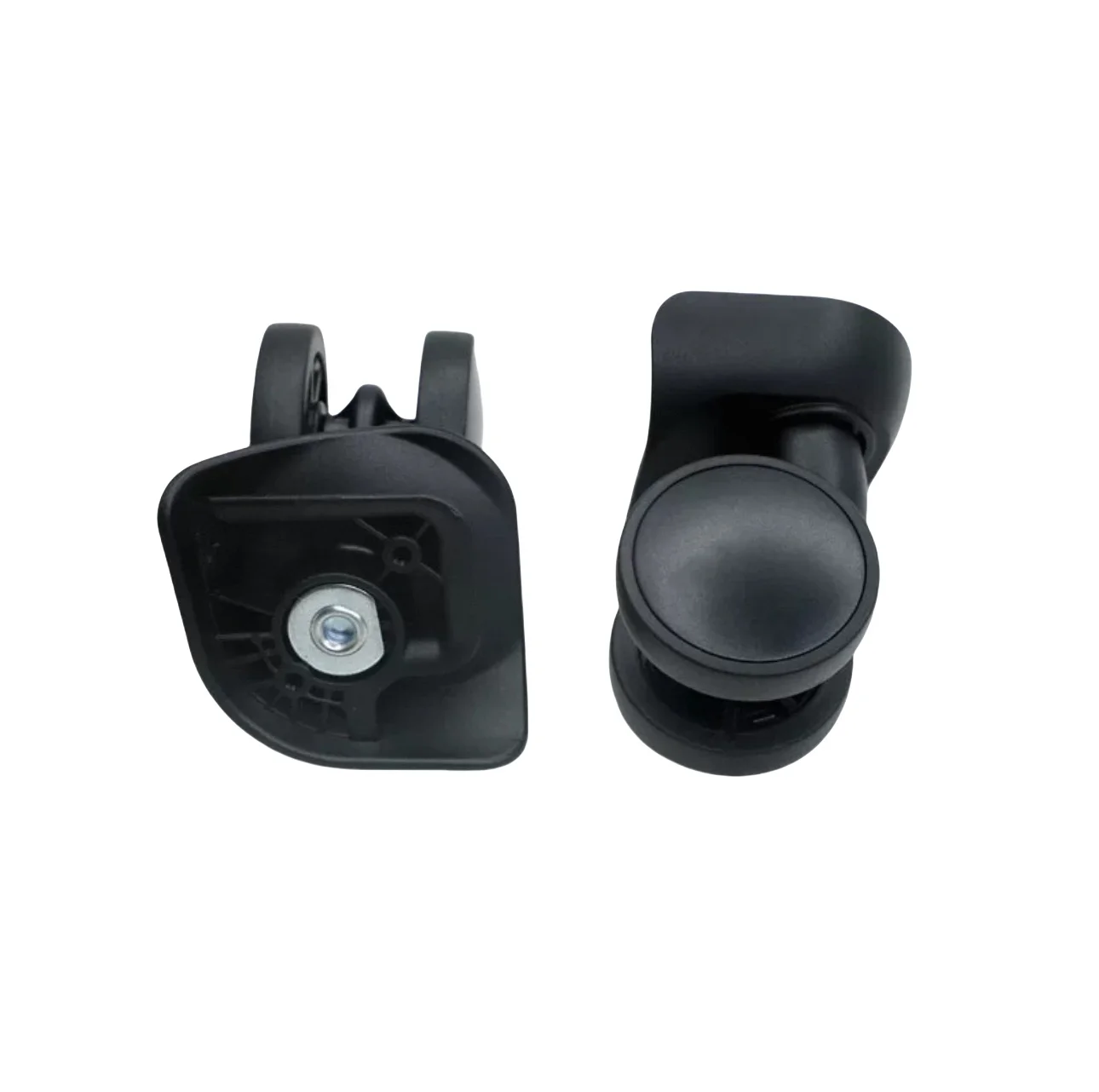 Two black wheels