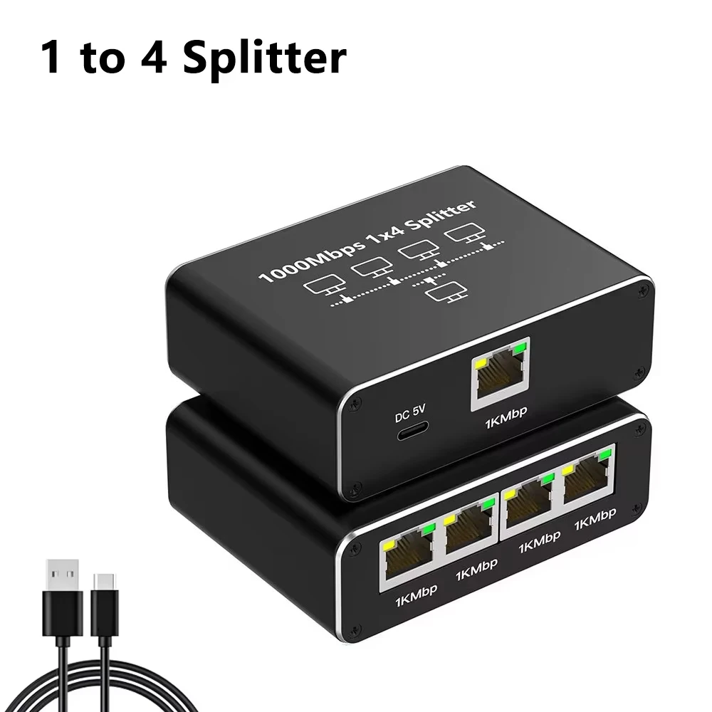 1 to 4 1000Mbps
