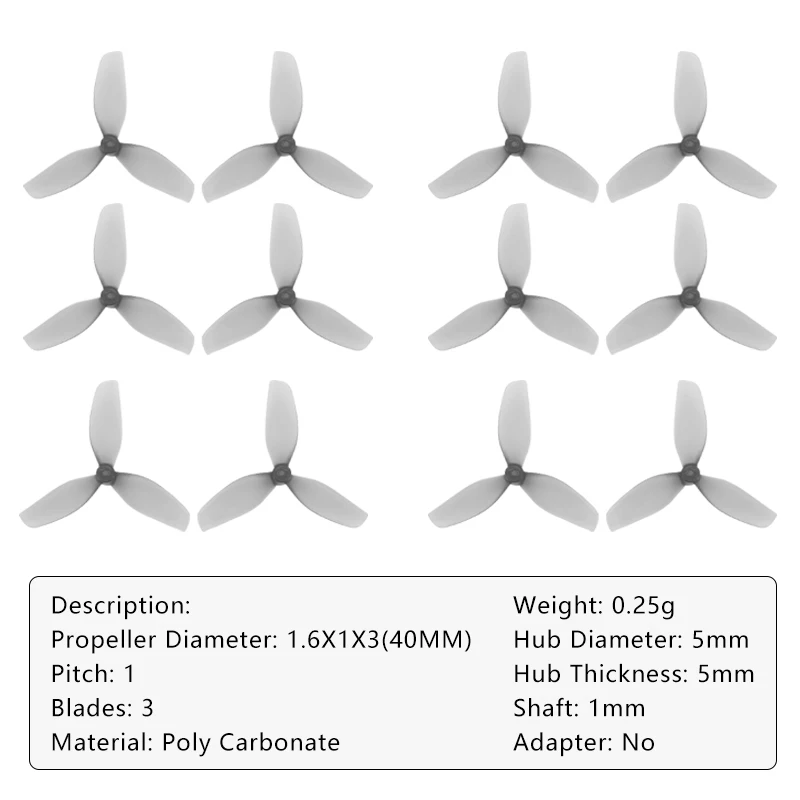 6Pairs 1.6x1x3GR