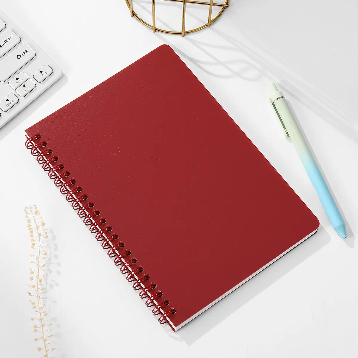 A5 dark red