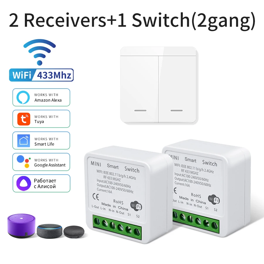 2 Receiver 1 Switch