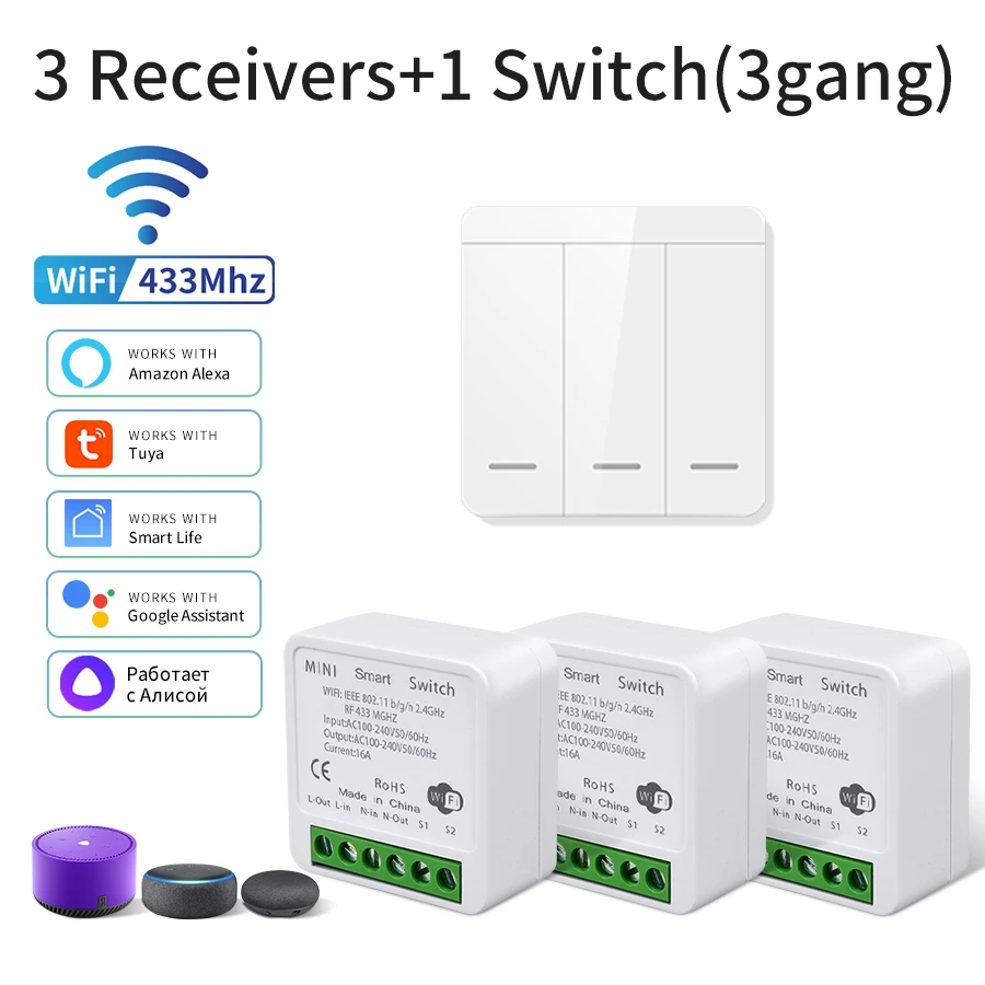 3 Receiver 1 Switch