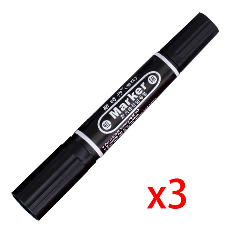 3pcs Black
