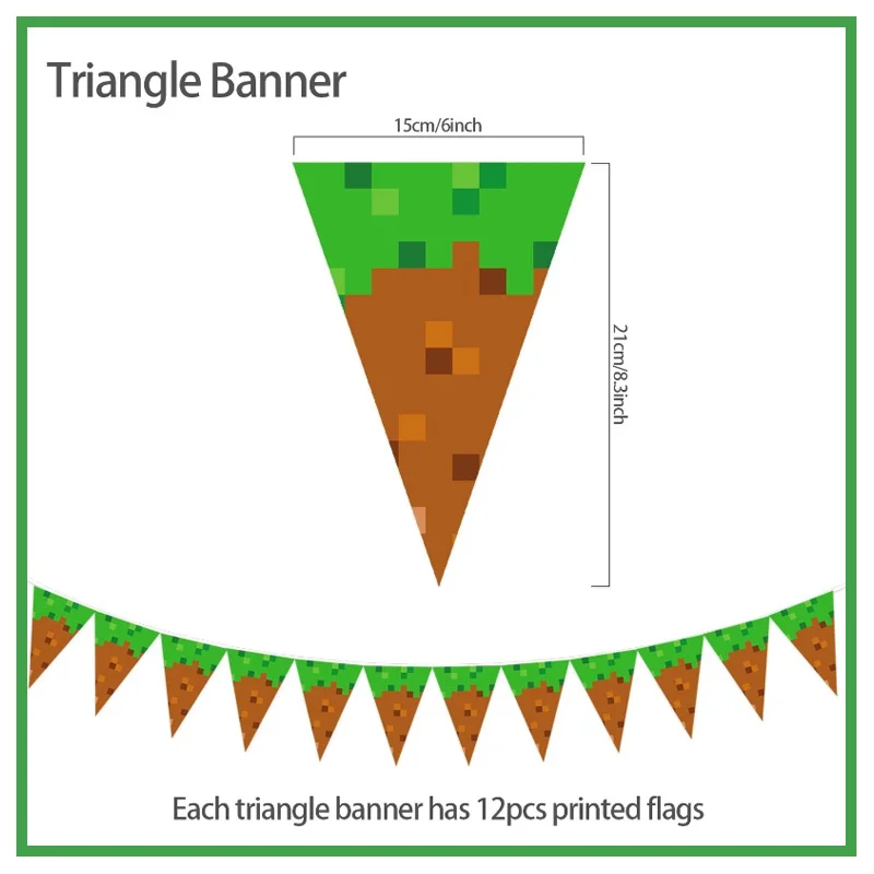 12pcs pennants