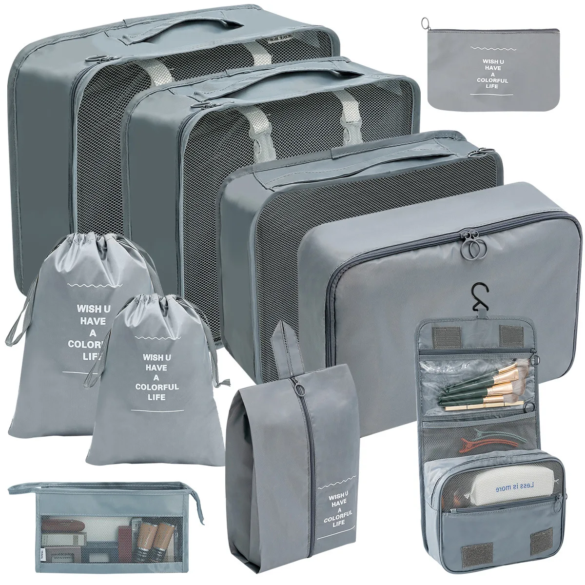 10pcs grey