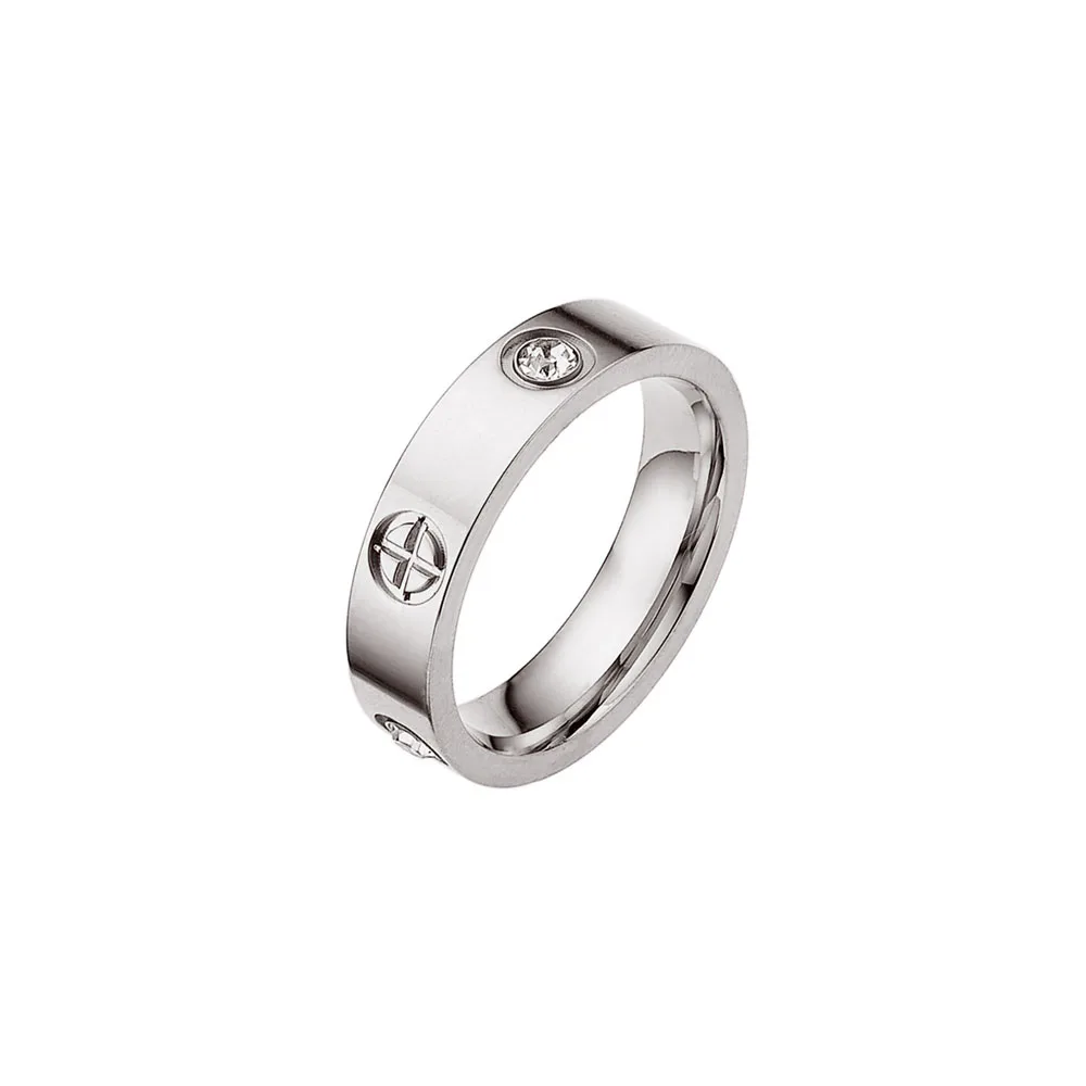 Silver with Zircon