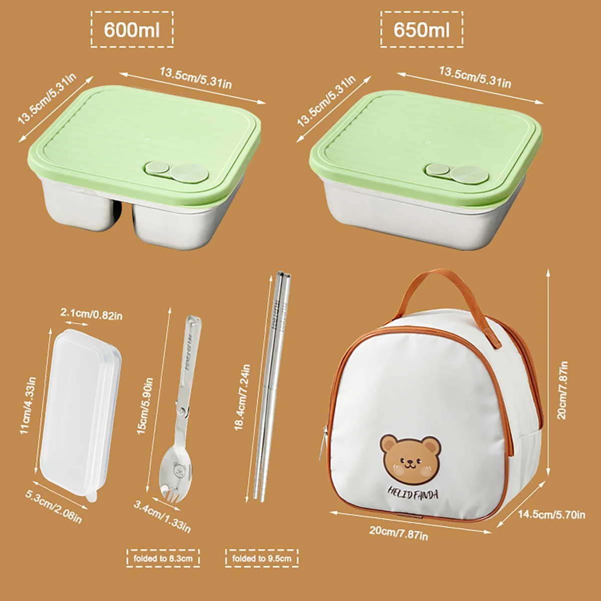 Green 1250ml Set