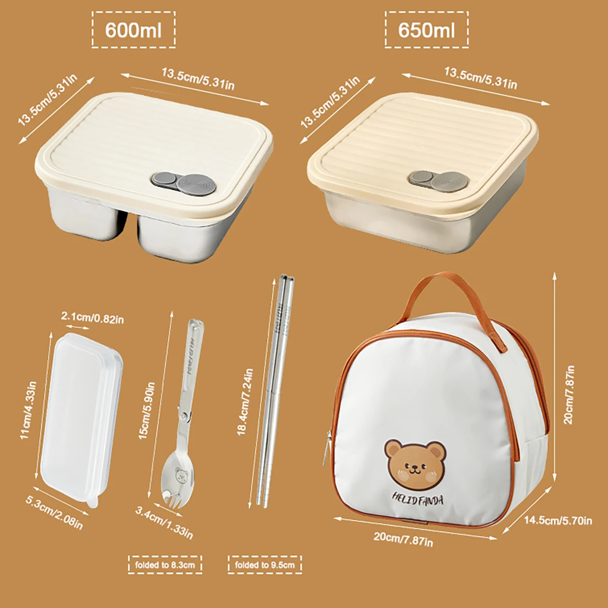 Beige 1250ml Set