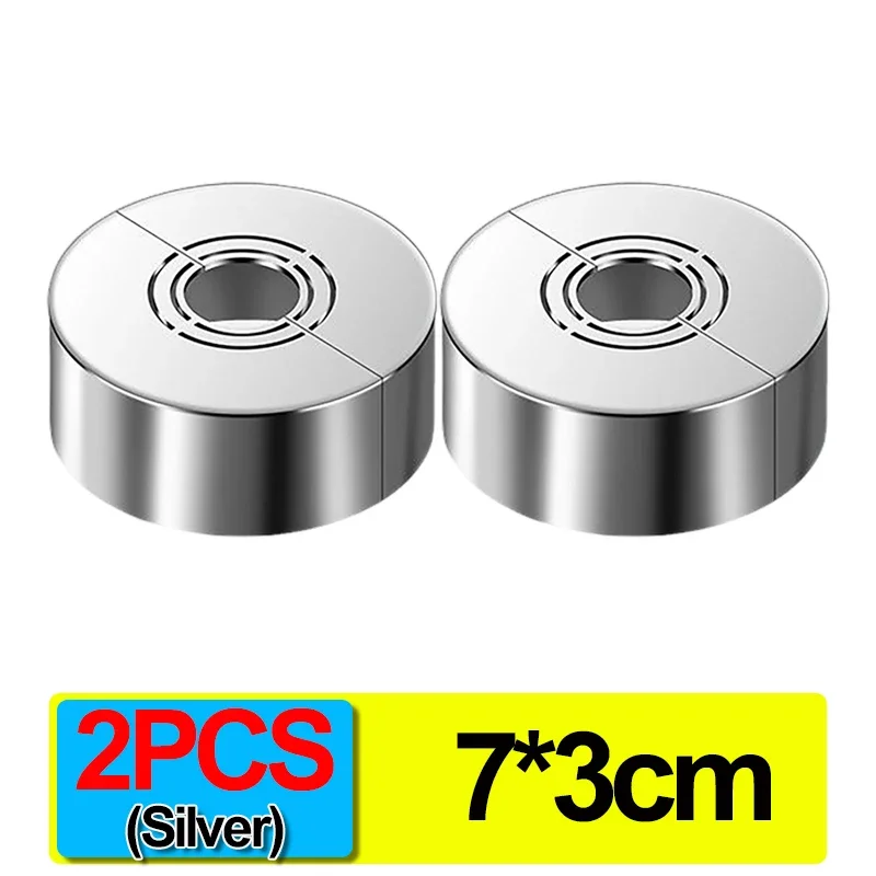 2PCS-3cm(Silver)