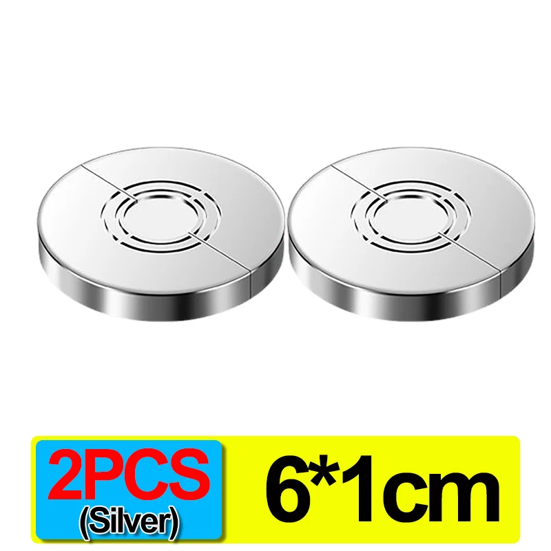 2PCS-1cm(Silver)