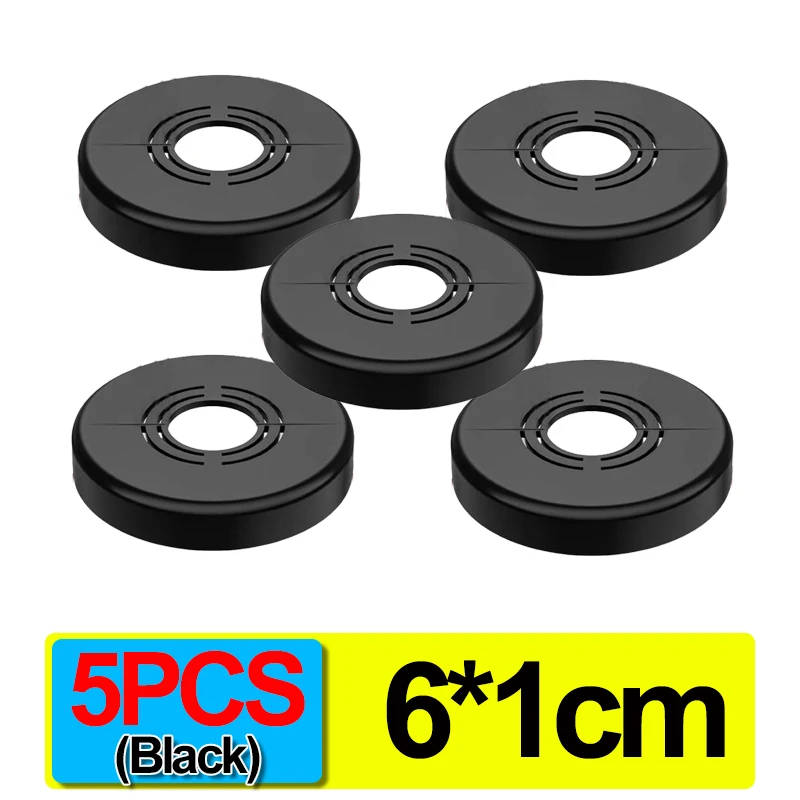 5PCS-1cm(Black)