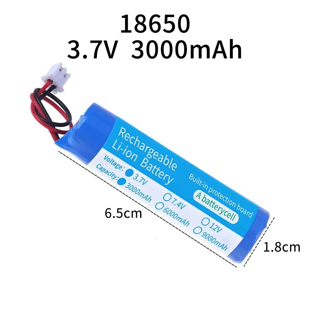 3.7V 3000mAh XH-2.54