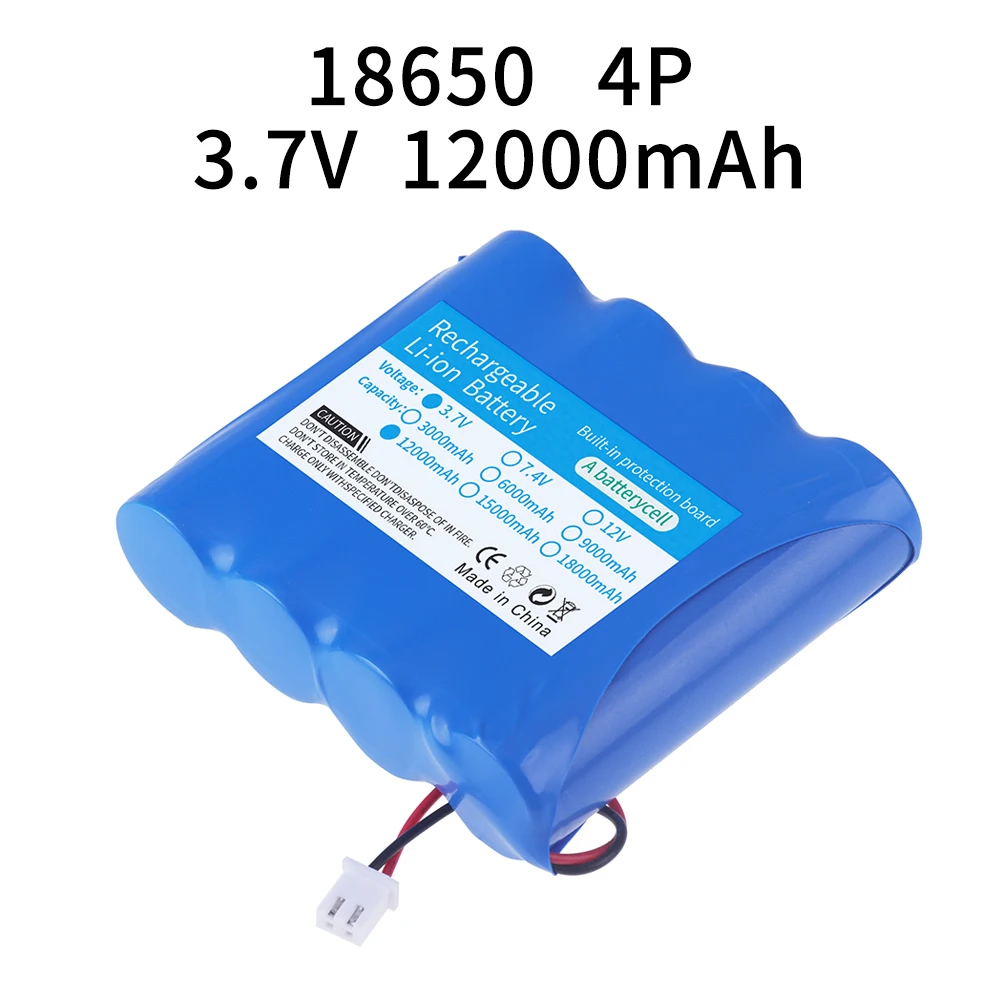 3.7V 12000mAh XH2.54