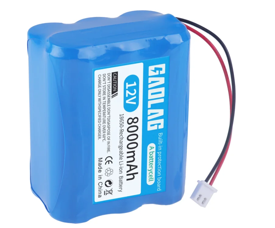 12V 8000mAh XH-2.54