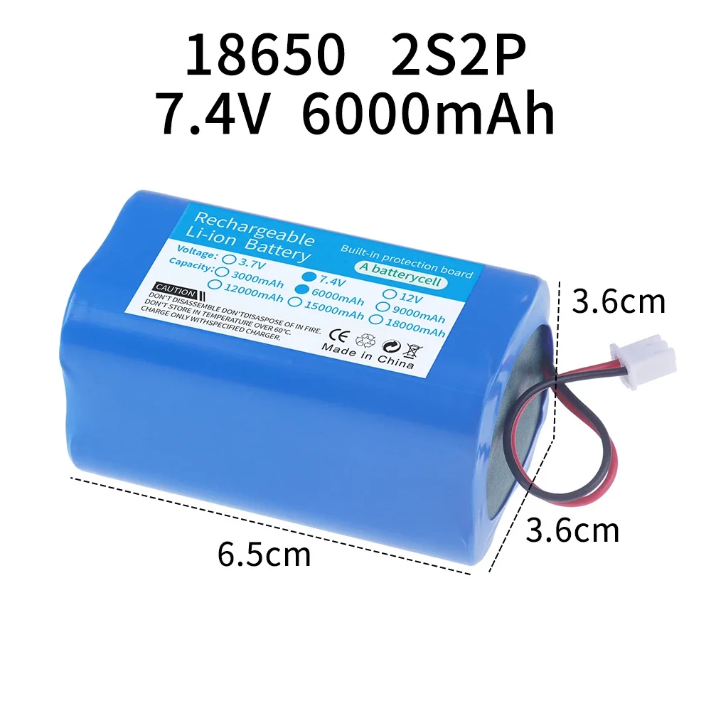 7.4V 6000mAh XH-2.54