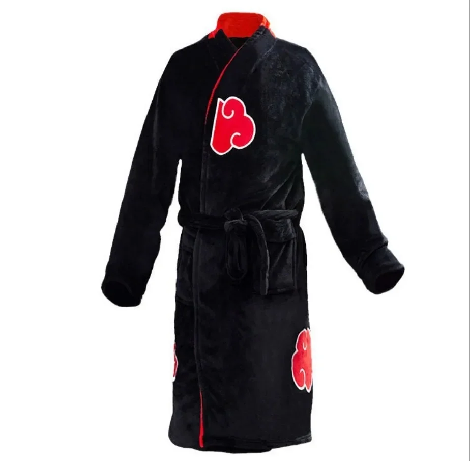 Fire Shadow black bathrobe